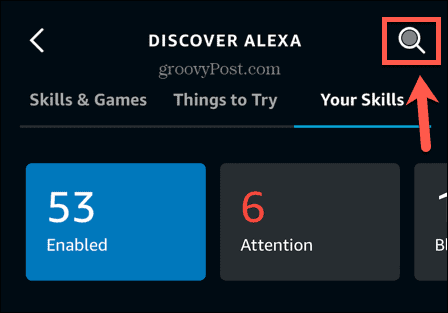 Alexa vještine pretraživanja