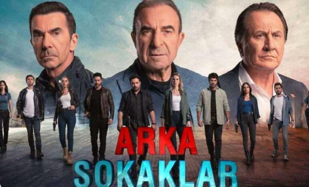 Prijenos iznenađenja u TV seriju Arka Sokaklar!