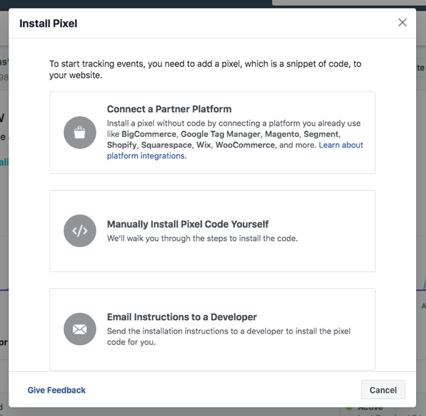 Instalirajte Facebook pixel za praćenje aktivnosti publike i rezultata oglasa na vašim marketinškim kanalima.