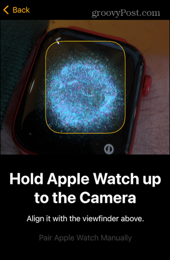 uzorak uparivanja Apple Watcha