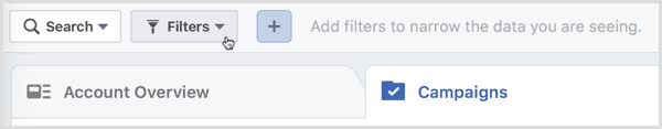 filtri za facebook oglase upravitelja