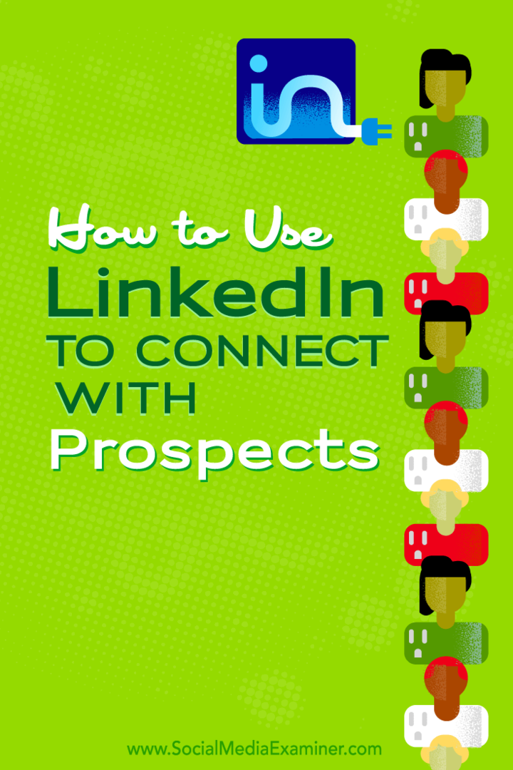 koristite linkedin za povezivanje s potencijalnim klijentima