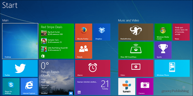 Kako izraditi sigurnosnu kopiju i resetirati početni zaslon sustava Windows 8.1