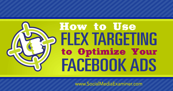 fleksibilno ciljanje za facebook oglase