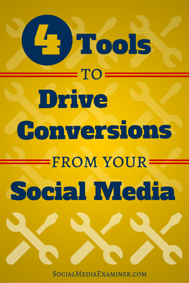 4 alata za poticanje konverzija iz vašeg društvenog prometa: Ispitivač društvenih medija