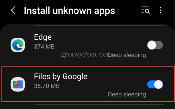 Googleove datoteke aplikacija trećih strana