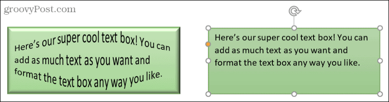 Uredite okvir za tekst u programu Word