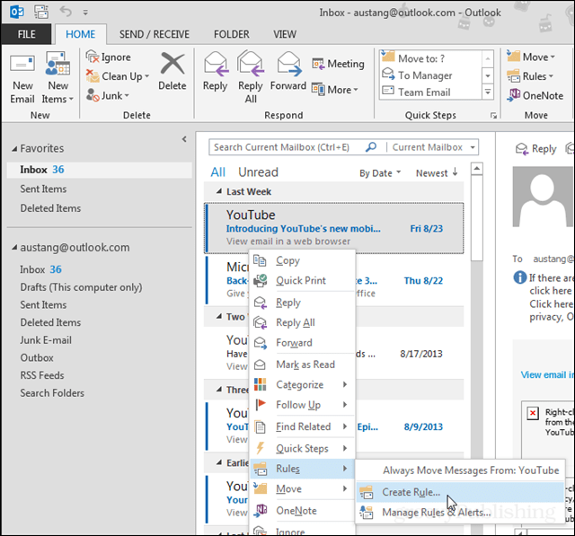 Postavite prilagođene melodije zvona i obavijesti za Outlook za kontakt kada vam se pošalje e-poštom