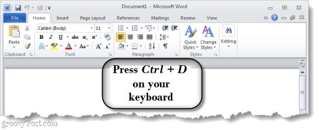 Kako promijeniti zadani font u programu Microsoft Word 2010