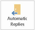 Gumb za automatske odgovore programa Outlook Tipka za automatske odgovore programa Outlook