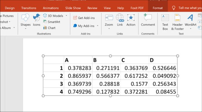 Excel podaci kao objekt u PowerPointu