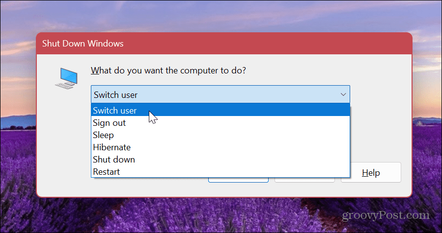 Promjena korisničkih računa u sustavu Windows