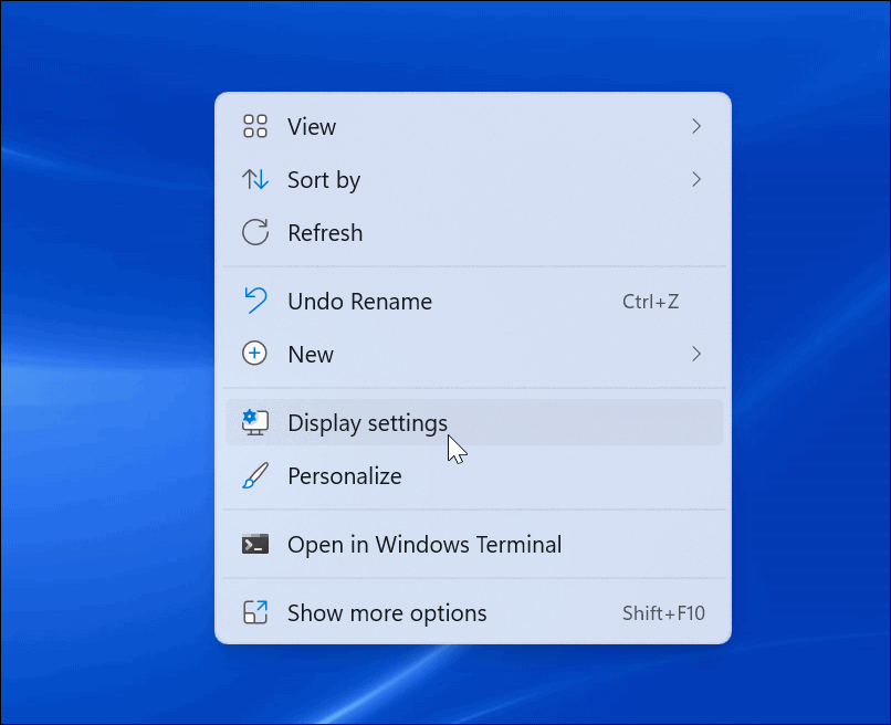 Postavke zaslona u sustavu Windows 11