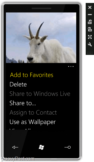 Windows Phone 7 zaslon reagira poput zaslona osjetljivog na dodir