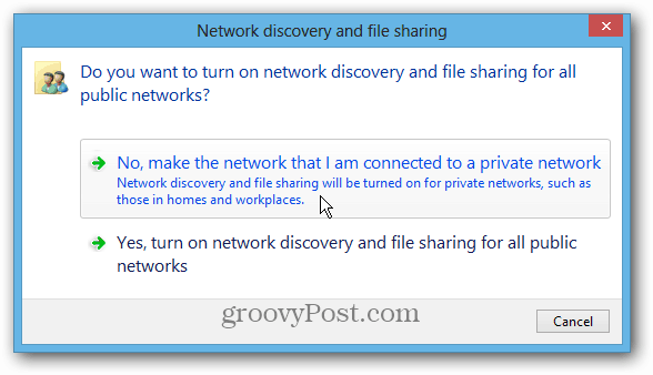 Otkrivanje mreže i dijeljenje datoteka