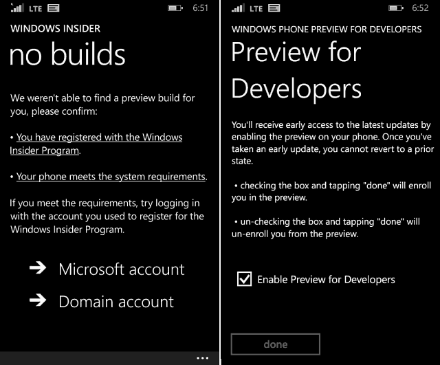 Windows Phone 10 pregled za podršku 512MB uređaja