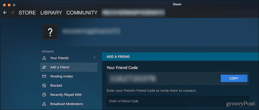 Kako pronaći kod prijatelja na Steamu