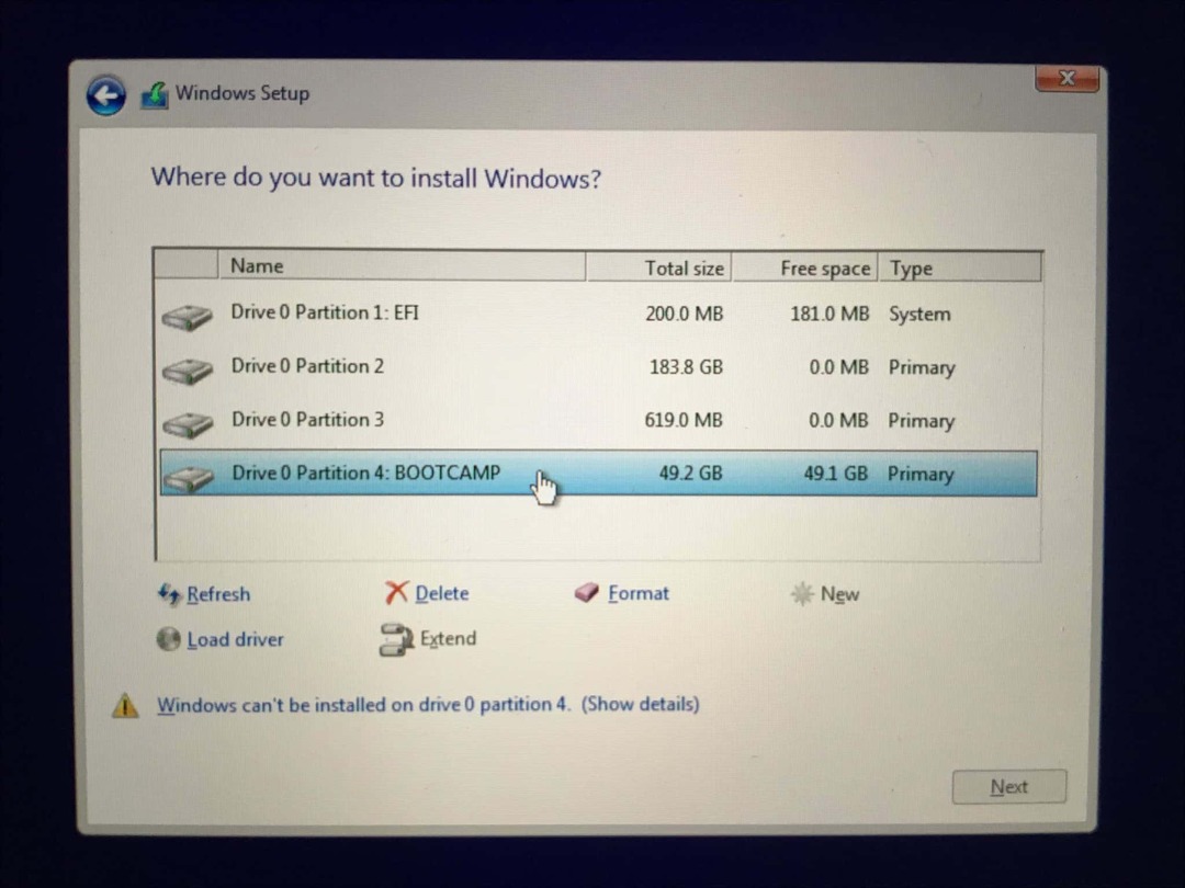 Postavljanje sustava Windows 6a