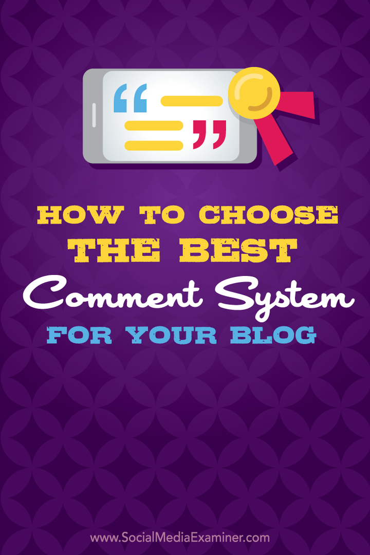 kako odabrati najbolji sustav komentara za svoj blog