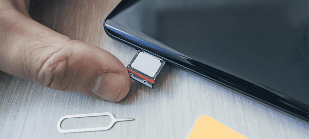 Otvaranje utora za SIM karticu na iPhoneu ili Androidu