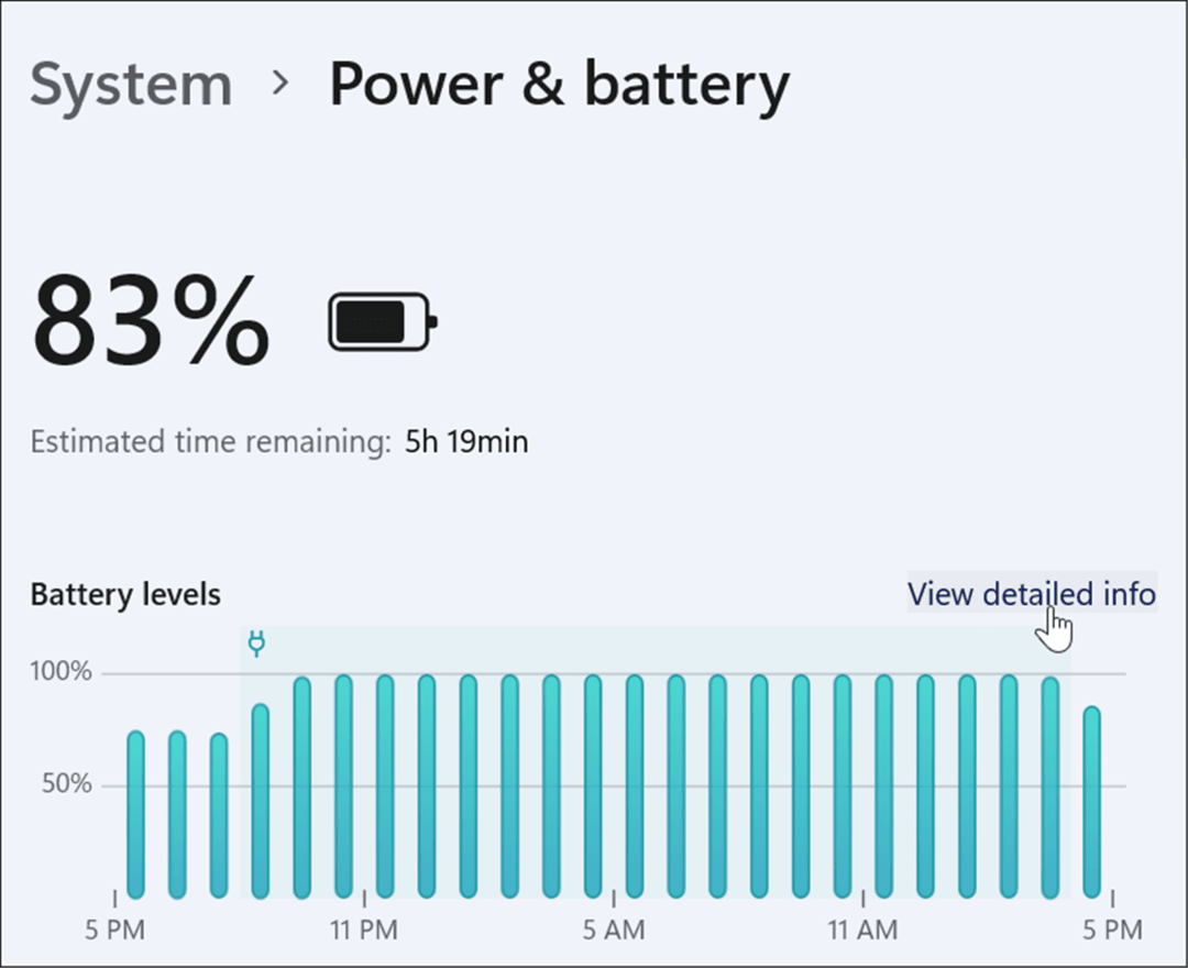 Kako provjeriti preostalo vrijeme baterije u sustavu Windows 11