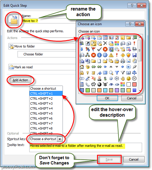 brže korake u programu Outlook 2010