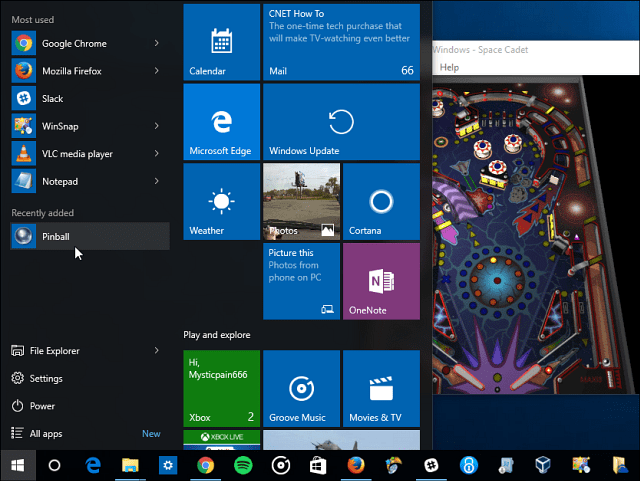 Svemirski kadeti Windows 10