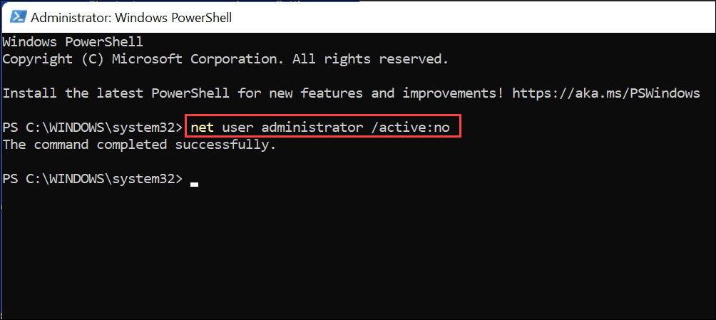 omogućite administratorski račun u sustavu Windows 11