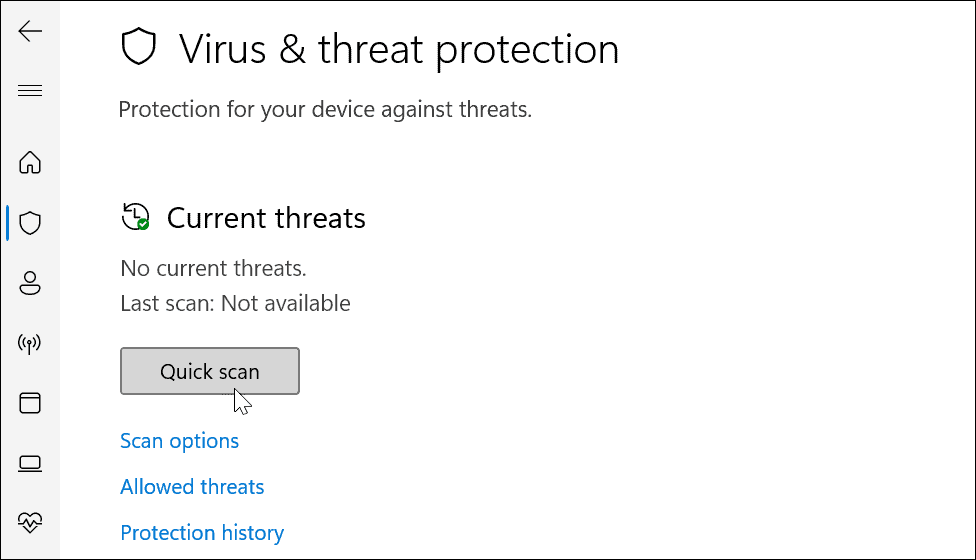 brzo skeniranje koristite Windows sigurnost na sustavu Windows 11 za optimalnu zaštitu