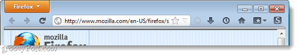 Traka s karticama Firefox 4 skrivena
