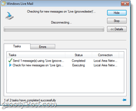 Windows Live Sync test sinkronizacije