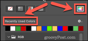 Korištenje alata za odabir boja u Photoshopu