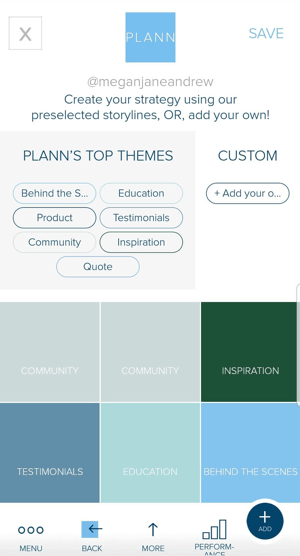 Upotrijebite rezervirane oznake mjesta u boji u Plannu za planiranje sadržaja vašeg feeda na Instagramu.