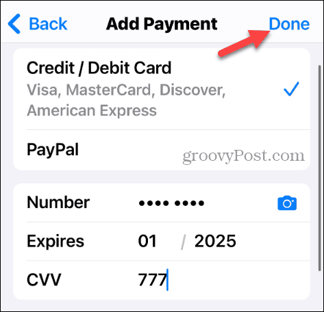 Promijenite način plaćanja svog Apple računa