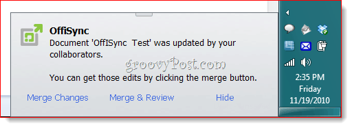 OffiSync: Sinkronizirajte Google dokumente sa sustavom Office 2010