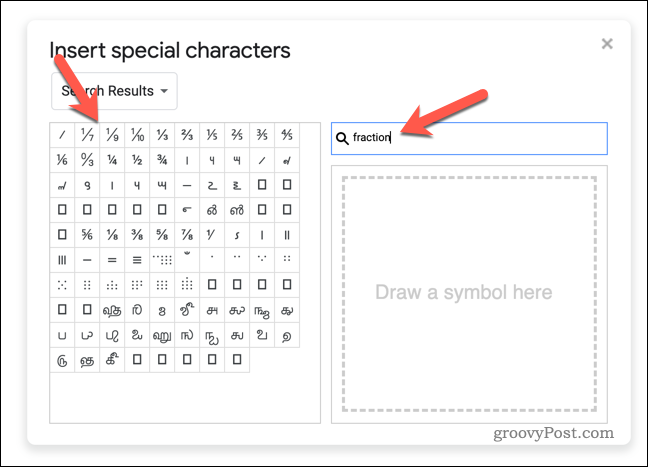 Umetanje posebnih znakova u Google dokumente