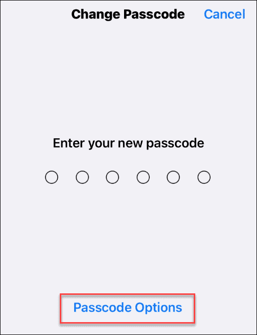 Promijenite lozinku na iPhoneu