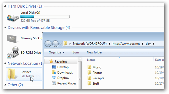 Box.net: Besplatni račun od 50 GB preslikajte kao mrežne mape u sustavu Windows