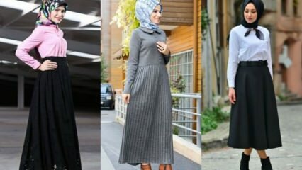 Kako napraviti kombinaciju hidžab suknje?