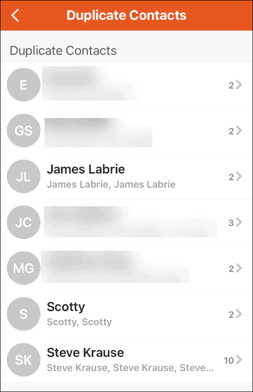 duplikati brisanje dupliciranih kontakata na iPhoneu