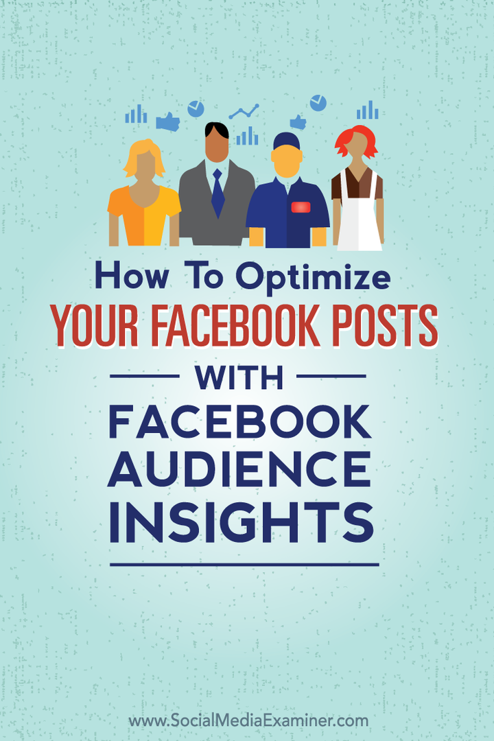 Kako optimizirati svoje postove na Facebooku pomoću uvida u publiku na Facebooku: Ispitivač društvenih medija