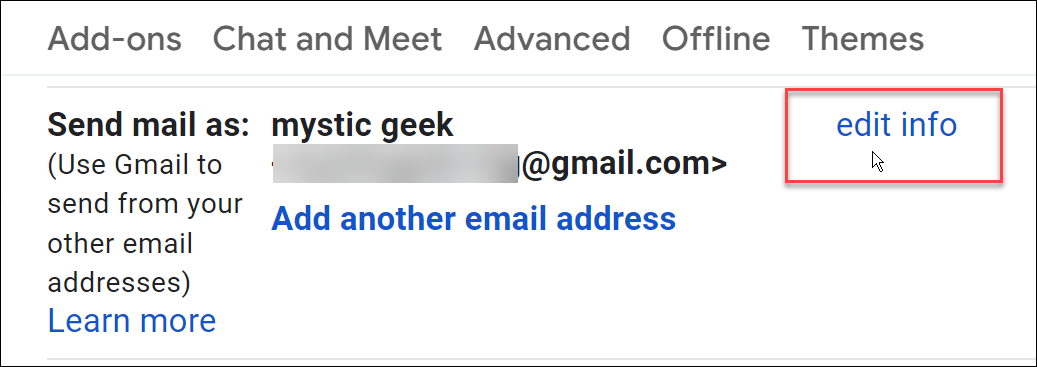 kako promijeniti ime na gmailu