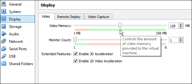 Postavljanje video RAM-a