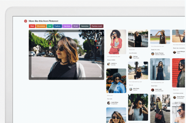 Pinterest je svoju tehnologiju vizualnog pretraživanja ugradio u proširenje Pinterest preglednika za Chrome.