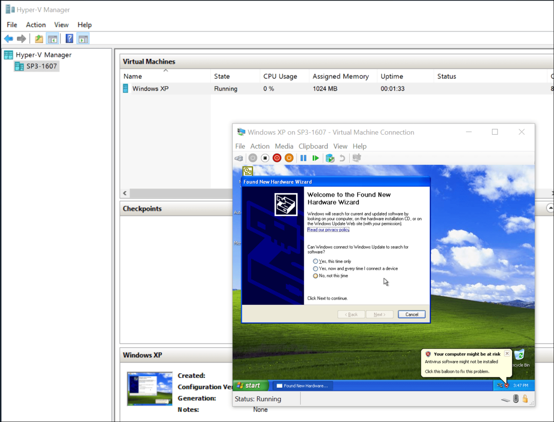 Kako premjestiti VirtualBox VM-ove na Windows 10 Hyper-V
