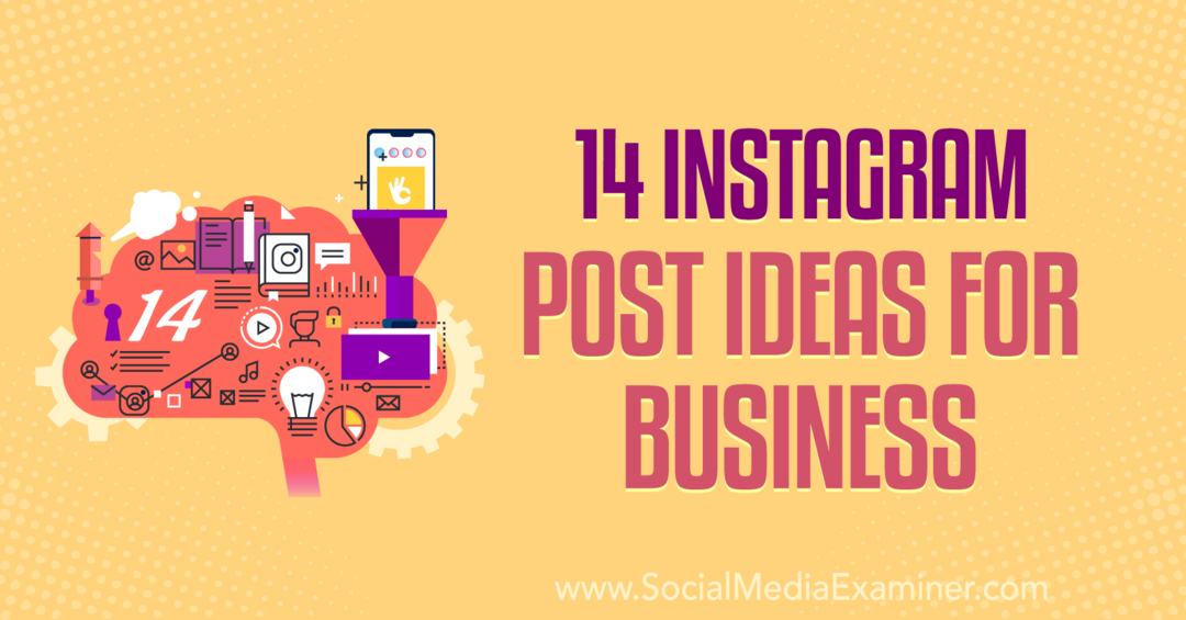 14 Instagram Post ideja za posao: Ispitivač društvenih medija