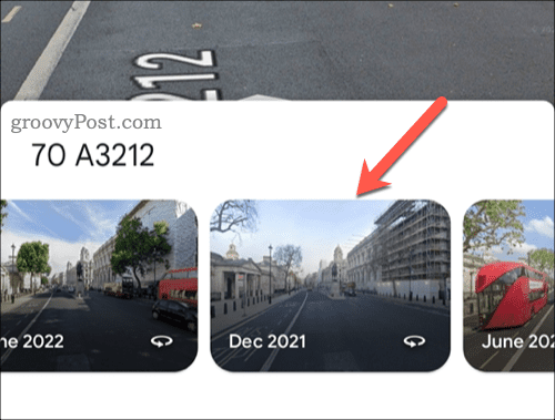 Odaberite starije Street View slike u Google kartama