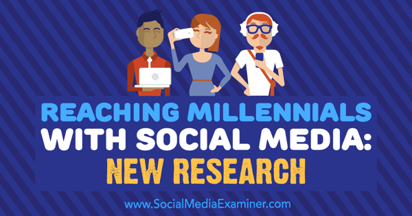 Postizanje milenijalaca s društvenim mrežama: Novo istraživanje Michelle Krasniak na ispitivaču društvenih medija.