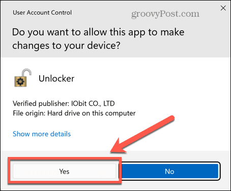 Windows dopuštaju iobit dozvole