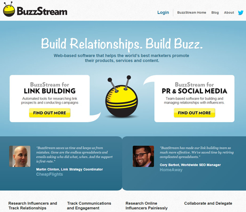 web stranica buzzstream